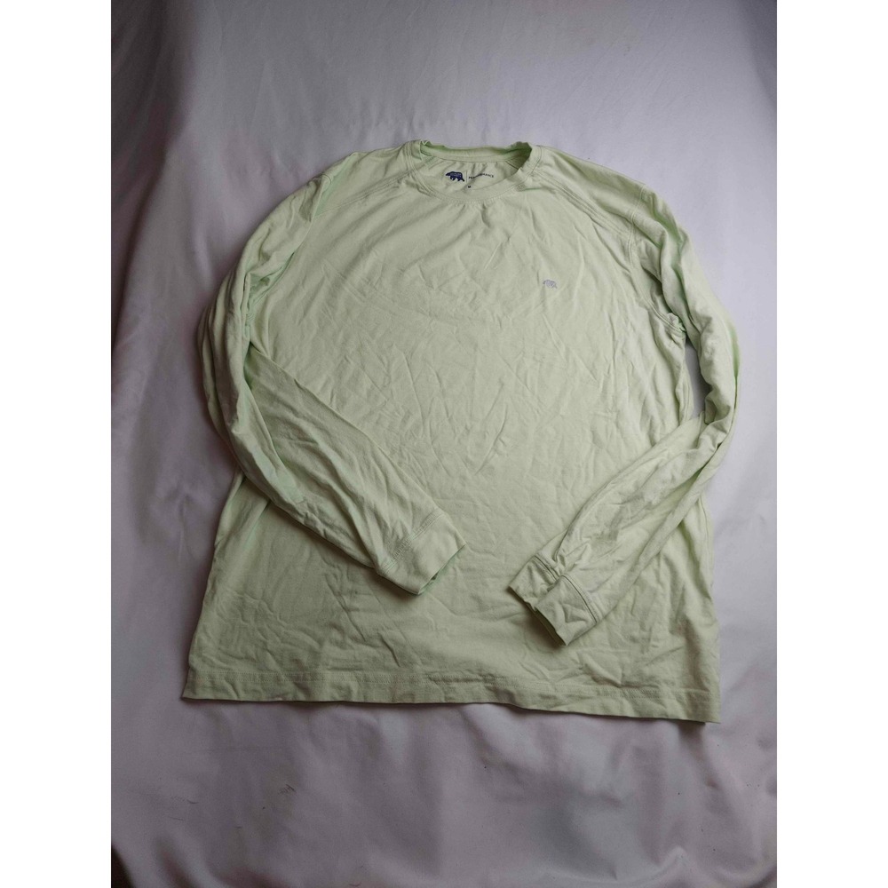 Onward Reserve Performance Mens Long Sleeve Redfish Graphic Tee Green Medium